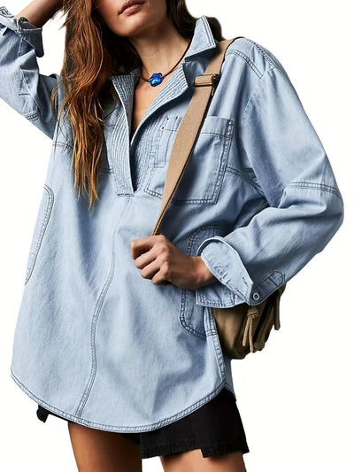Den Denim Pullover