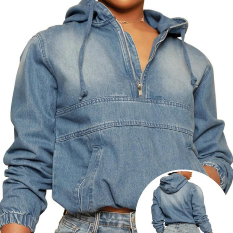 Ava Denim Pullover