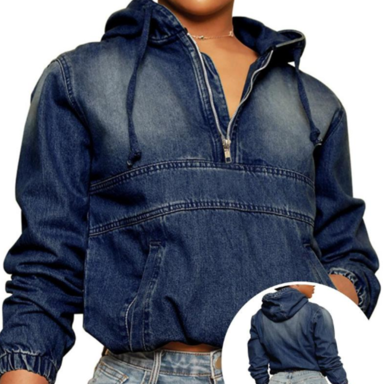 Ava Denim Pullover