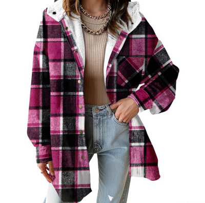Lunara Flannel Plaid Coat