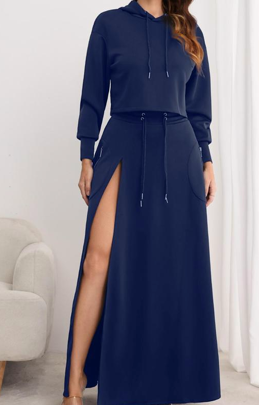 Aria Hooded Maxi Set