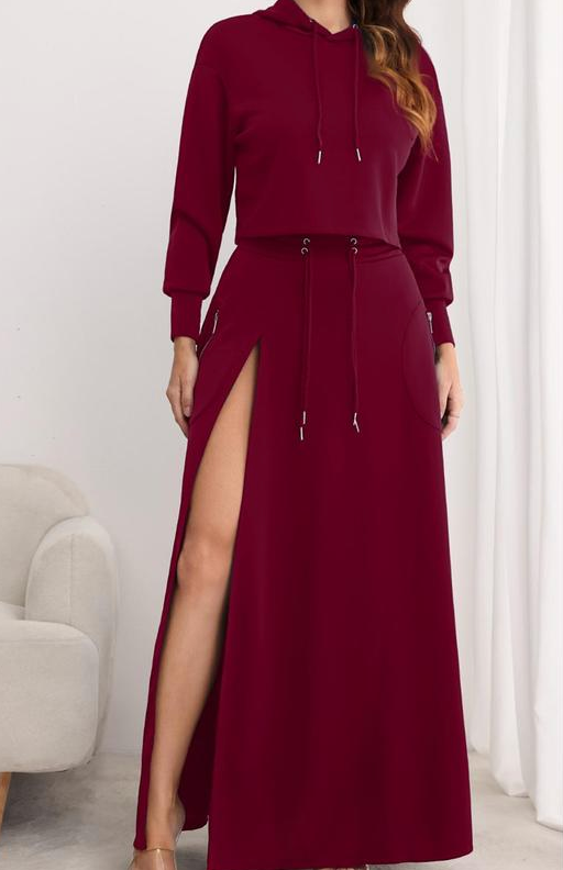 Aria Hooded Maxi Set