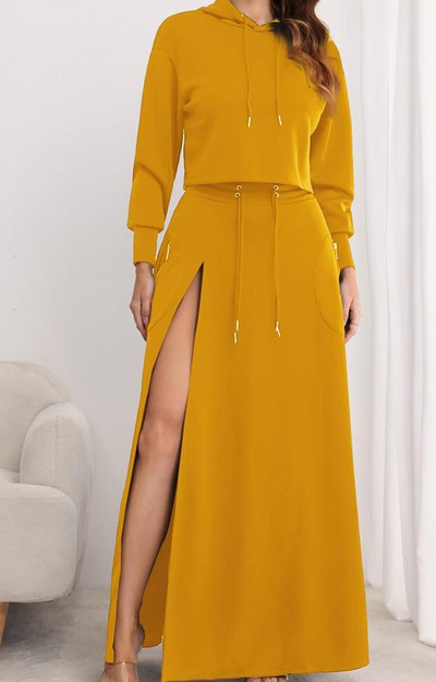 Aria Hooded Maxi Set