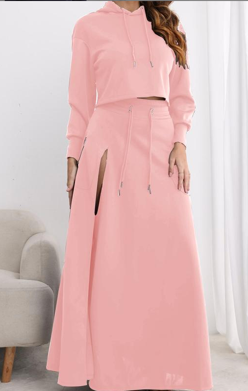 Aria Hooded Maxi Set