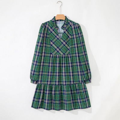 Highland Charm Plaid Dress