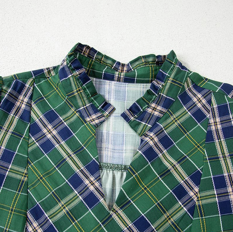 Highland Charm Plaid Dress