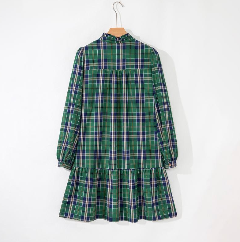Highland Charm Plaid Dress