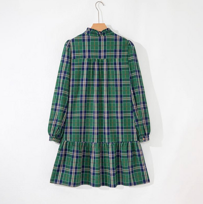 Highland Charm Plaid Dress