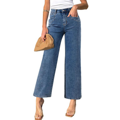 Canyon Denim Wide-Leg Jeans