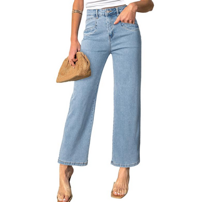 Canyon Denim Wide-Leg Jeans