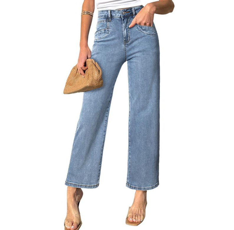 Canyon Denim Wide-Leg Jeans