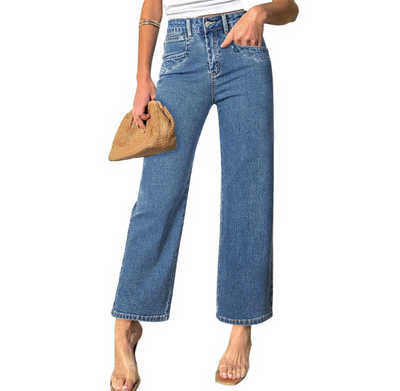 Canyon Denim Wide-Leg Jeans