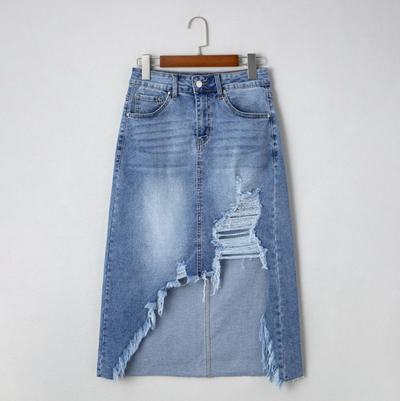 Wild Edge Denim Skirt