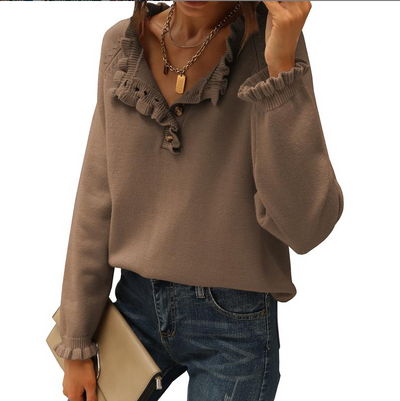 Ruffle Charm Sweater