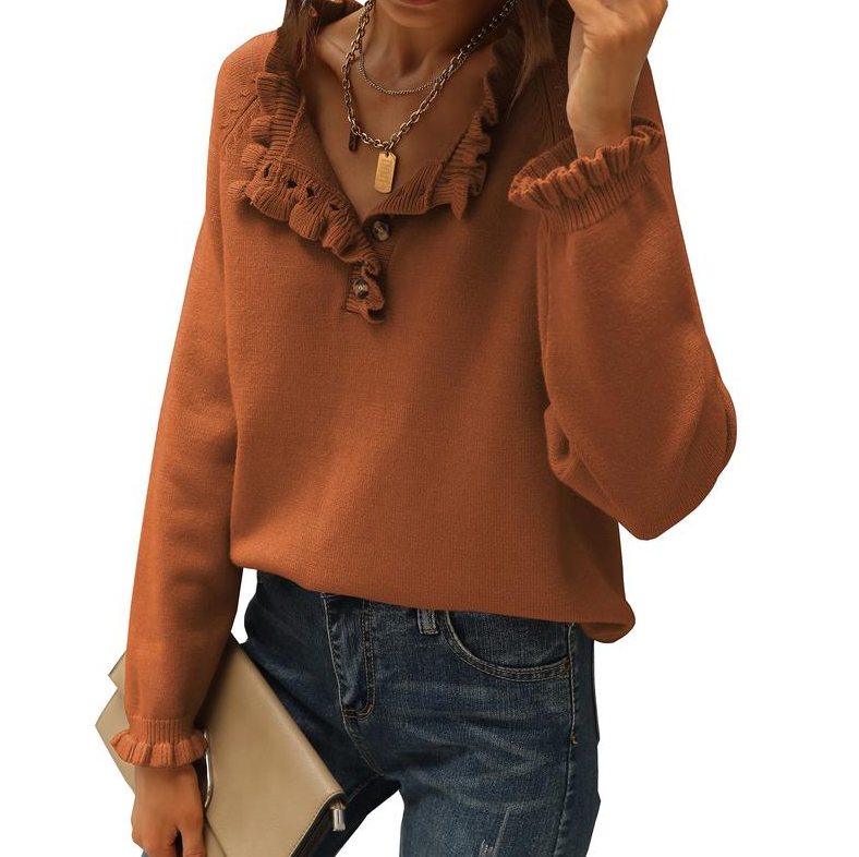 Ruffle Charm Sweater