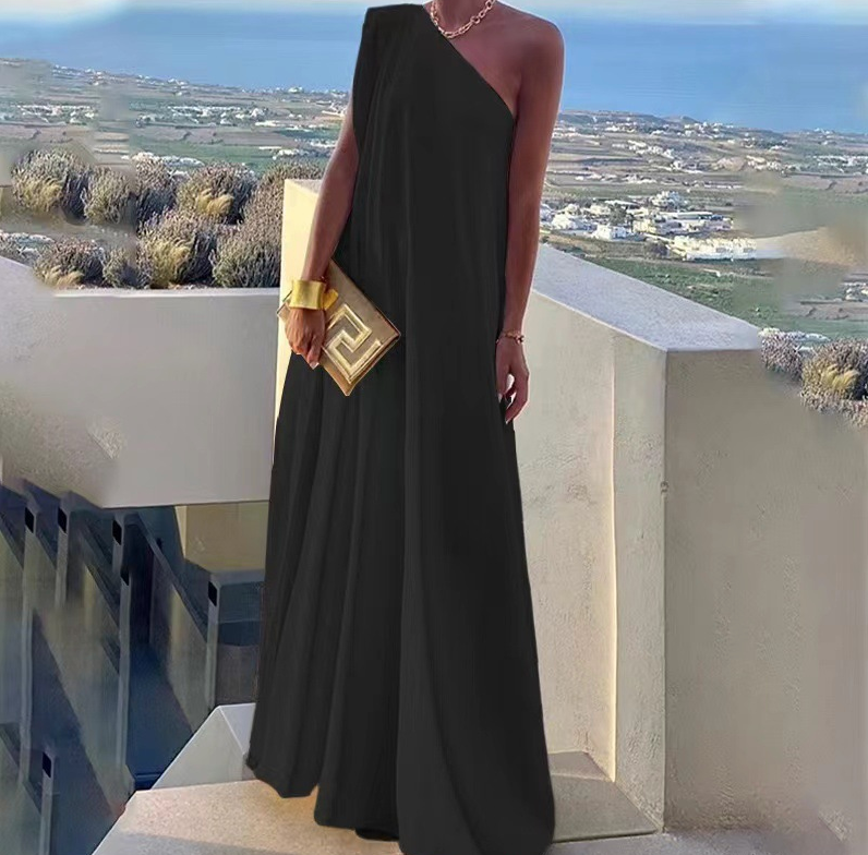 Riviera One-Shoulder Dress