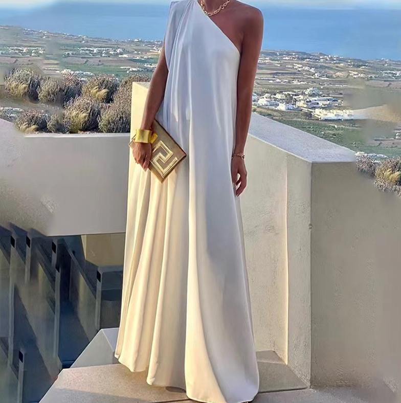 Riviera One-Shoulder Dress