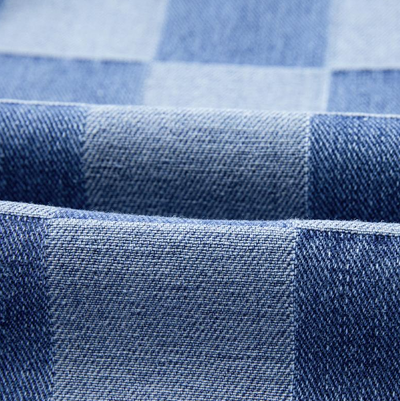 Checker Denim Chic Jeans