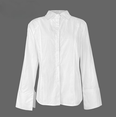 Luxe Cuff Statement Blouse