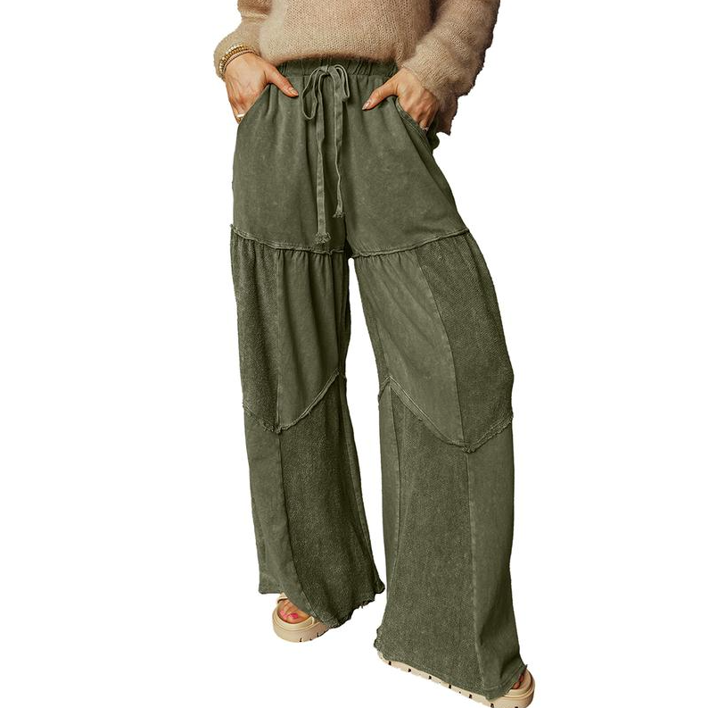 Relaxed Patchwork Pants