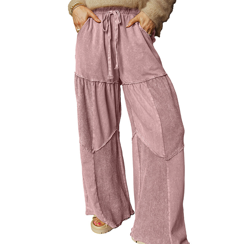 Relaxed Patchwork Pants
