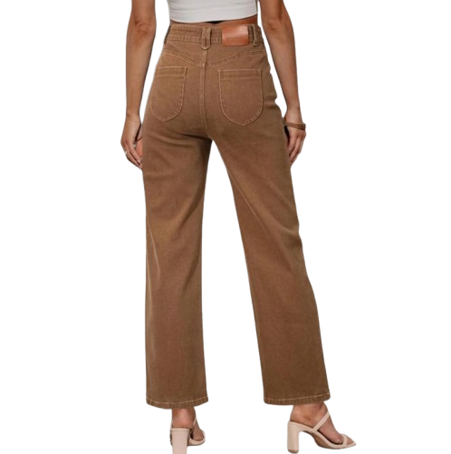 Canyon Denim Wide-Leg Jeans