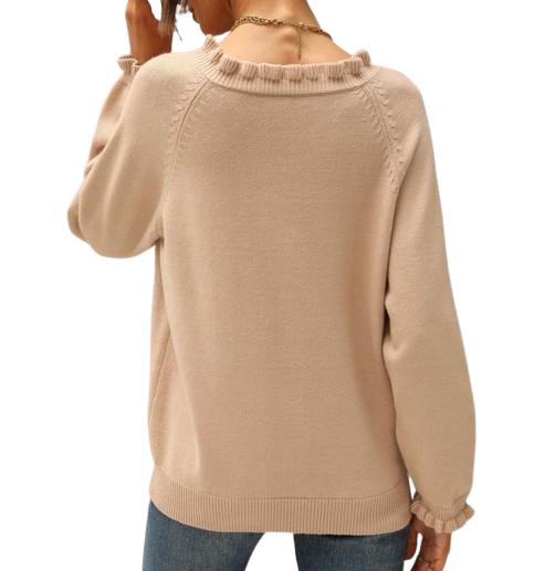 Ruffle Charm Sweater