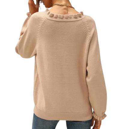 Ruffle Charm Sweater