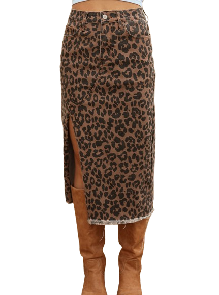 Wild Spirit Denim Skirt