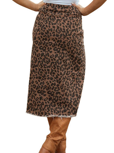 Wild Spirit Denim Skirt