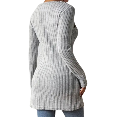 Chic Ribbed Sweater