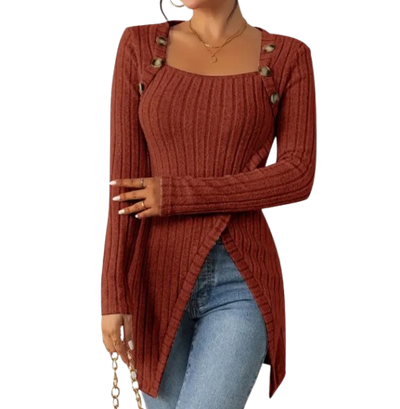 Chic Ribbed Sweater
