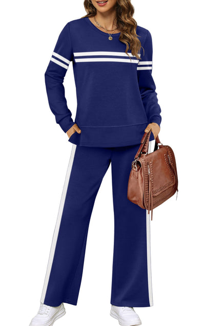 Luxe Stripe Lounge Set